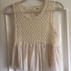 Free People Lace Blouse